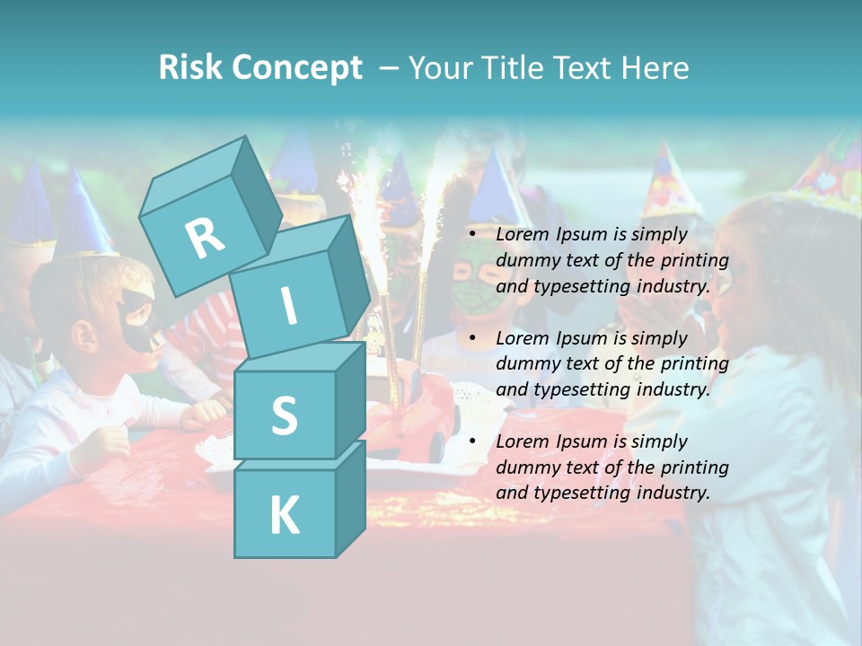 Car Cake Boy PowerPoint Template