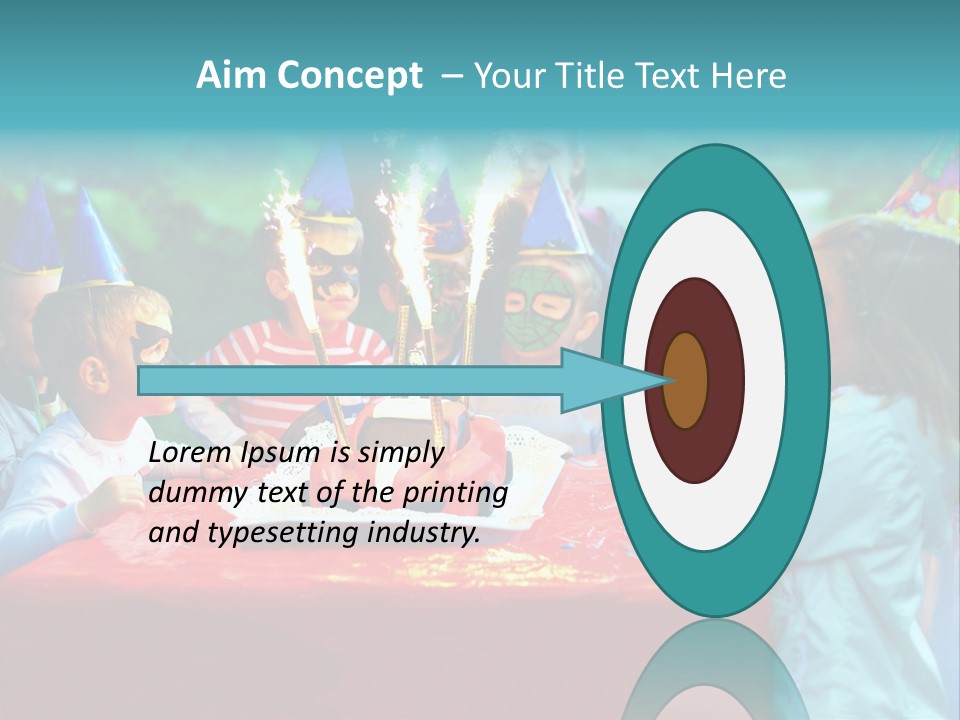 Car Cake Boy PowerPoint Template