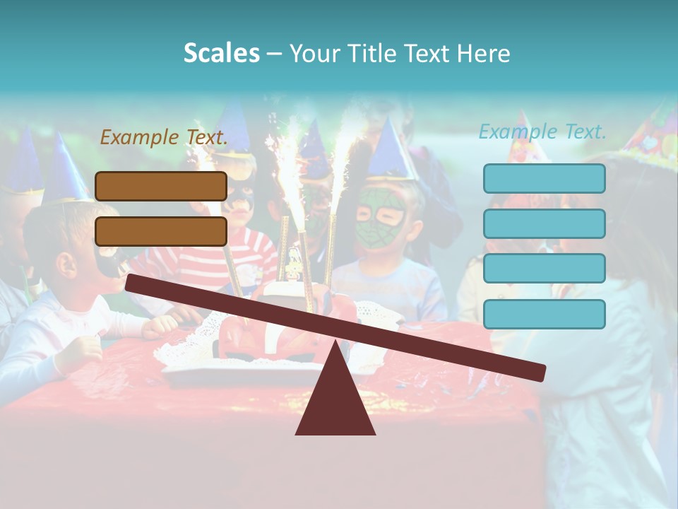 Car Cake Boy PowerPoint Template