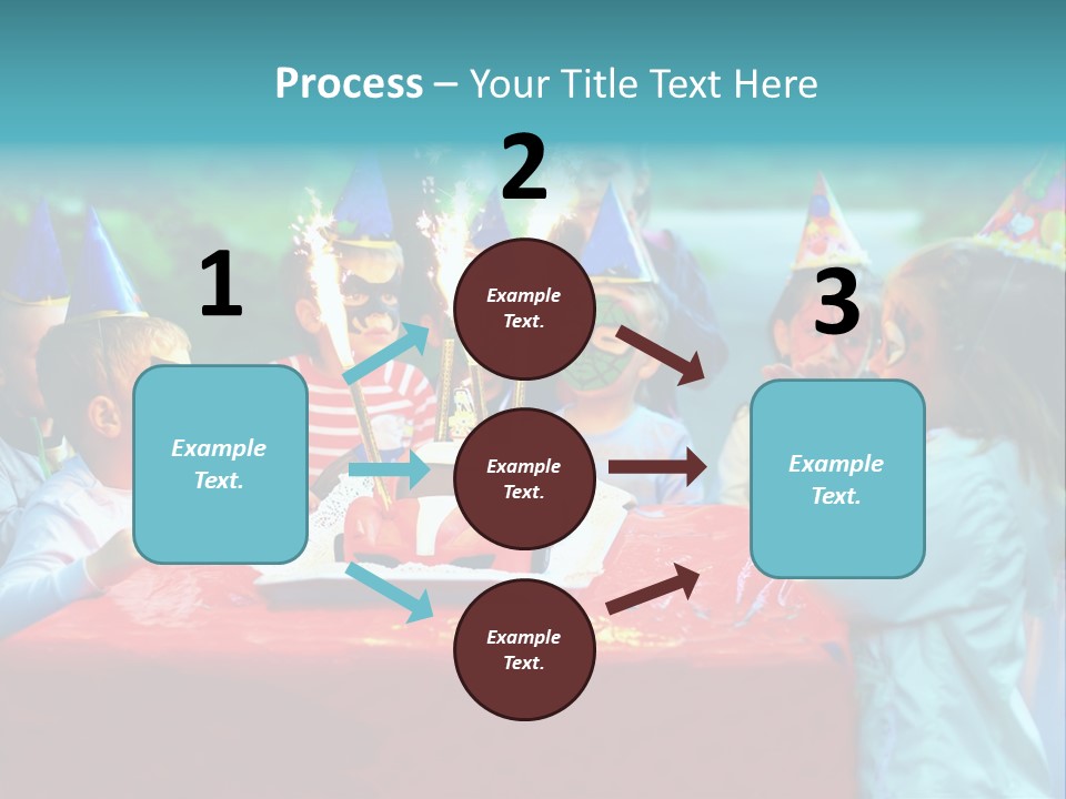 Car Cake Boy PowerPoint Template