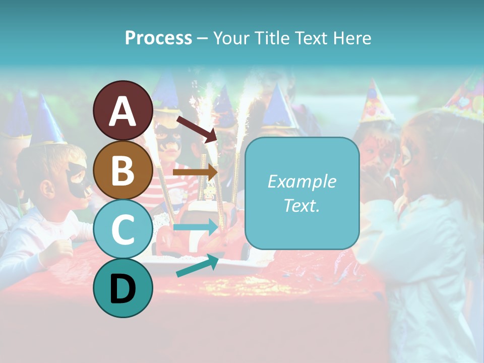 Car Cake Boy PowerPoint Template