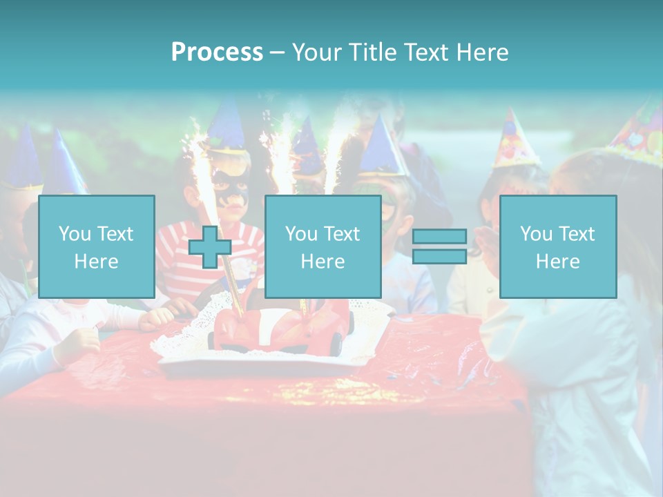 Car Cake Boy PowerPoint Template