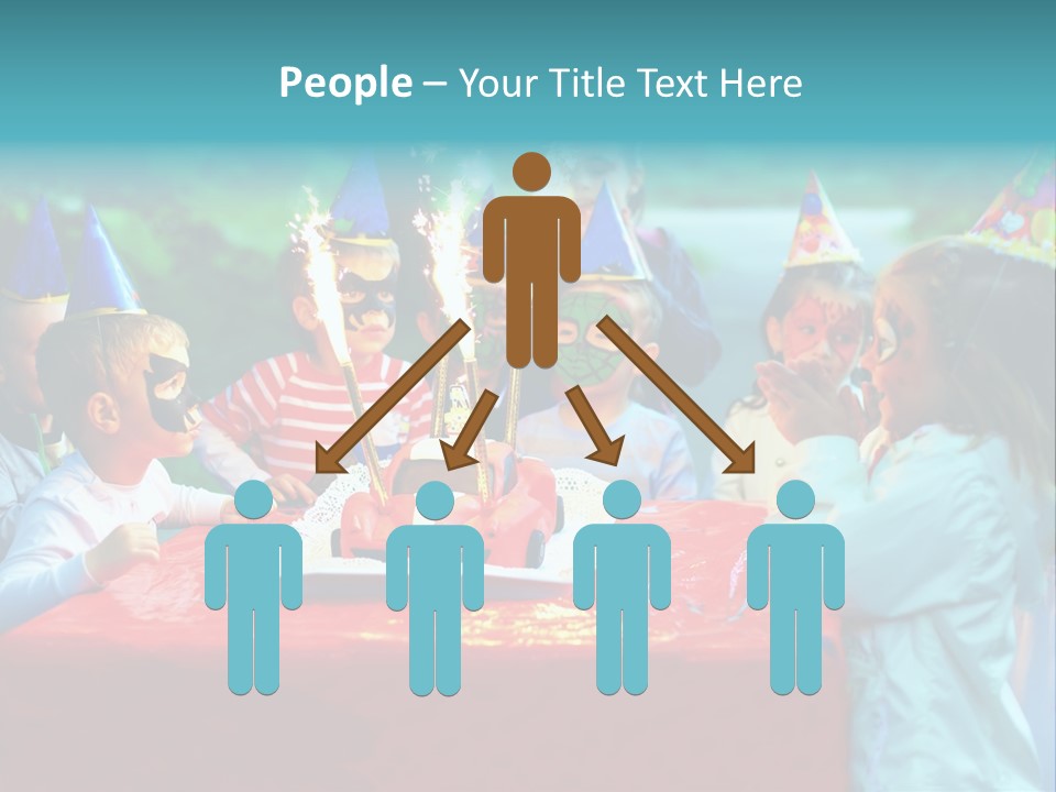 Car Cake Boy PowerPoint Template