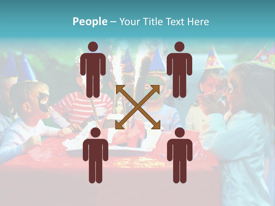 Car Cake Boy PowerPoint Template