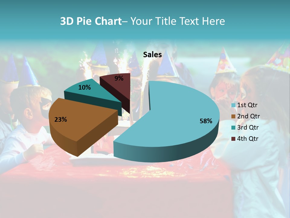 Car Cake Boy PowerPoint Template
