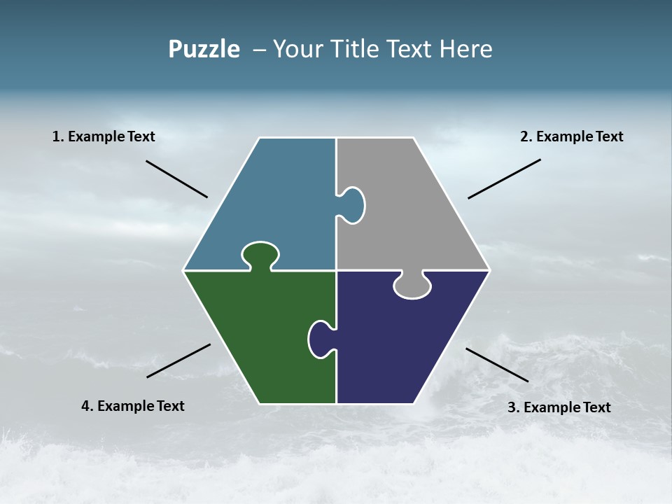 Copyspace Water Ocean PowerPoint Template