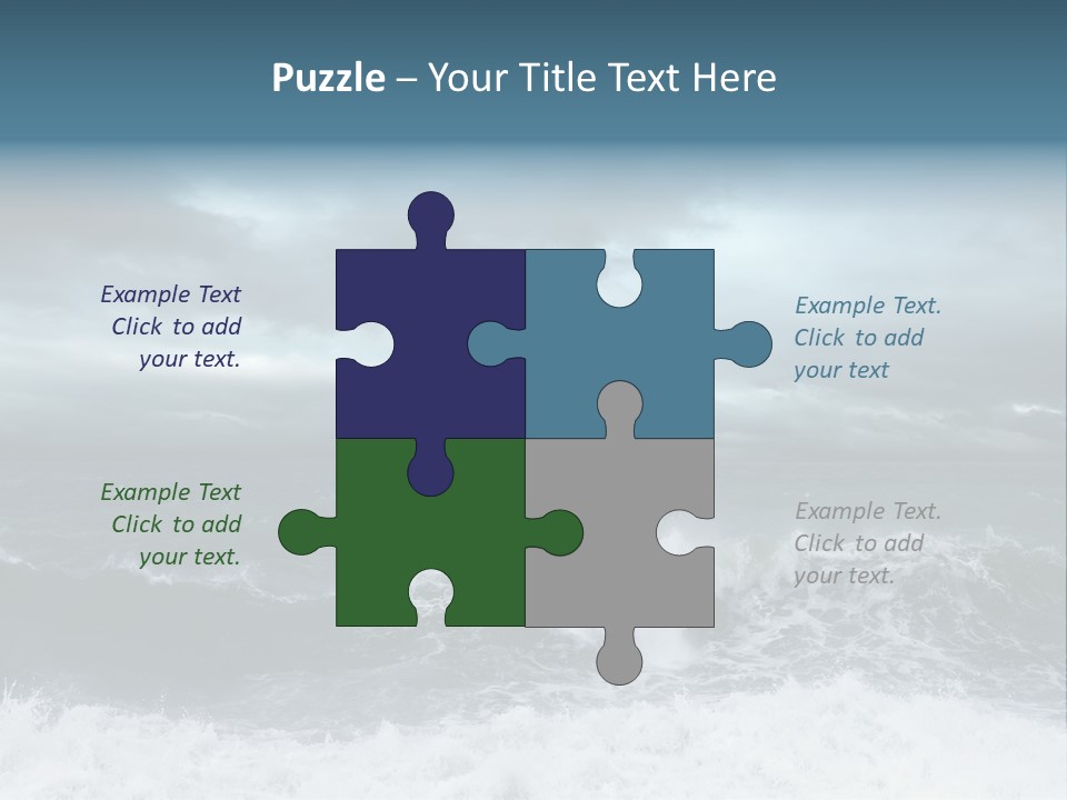 Copyspace Water Ocean PowerPoint Template