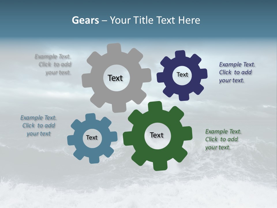 Copyspace Water Ocean PowerPoint Template