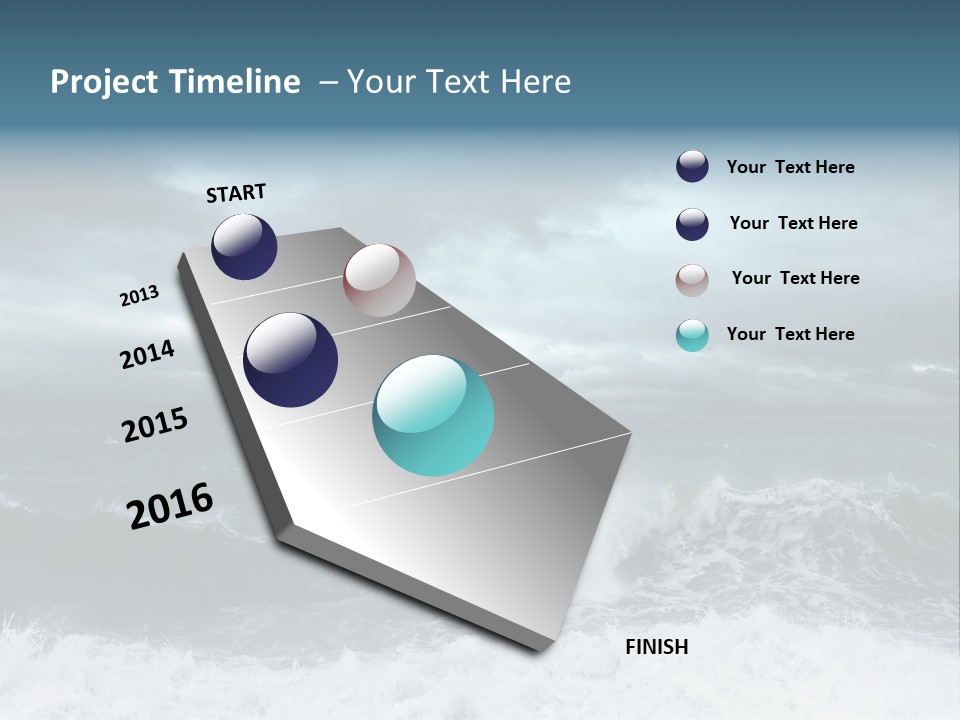 Copyspace Water Ocean PowerPoint Template