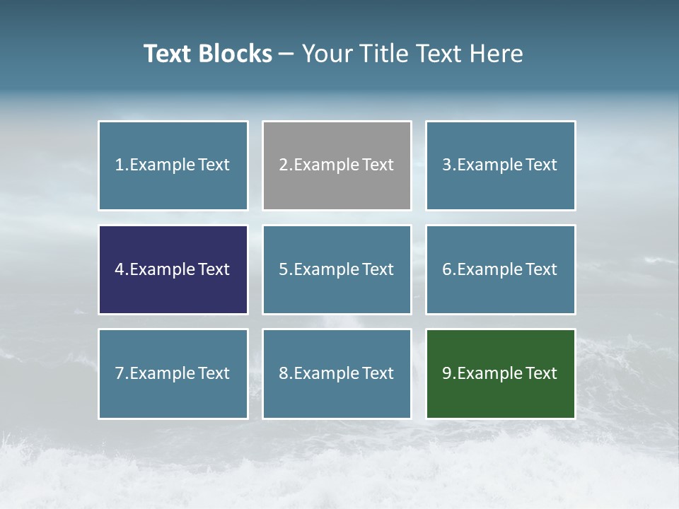 Copyspace Water Ocean PowerPoint Template