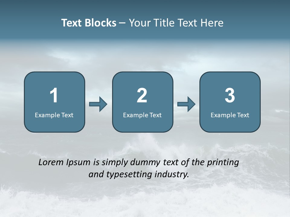 Copyspace Water Ocean PowerPoint Template