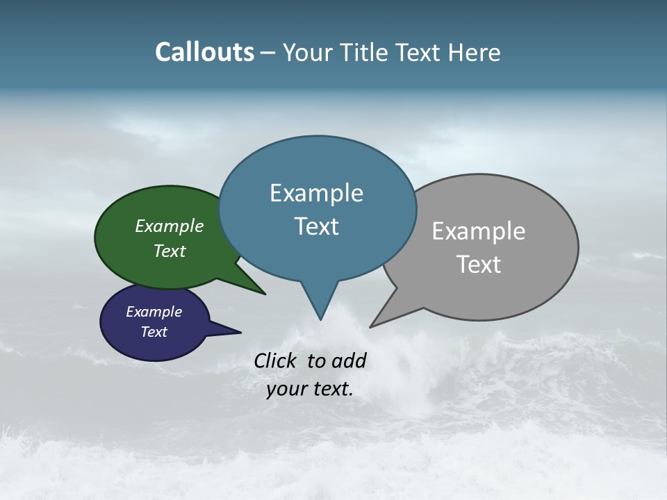 Copyspace Water Ocean PowerPoint Template