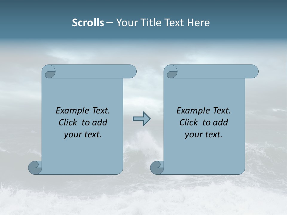 Copyspace Water Ocean PowerPoint Template