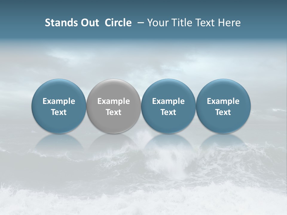 Copyspace Water Ocean PowerPoint Template