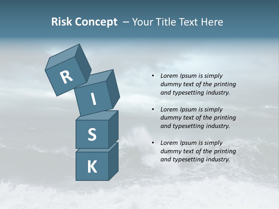 Copyspace Water Ocean PowerPoint Template