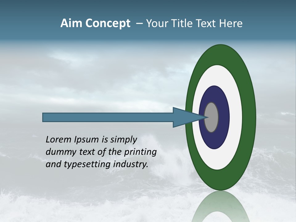 Copyspace Water Ocean PowerPoint Template