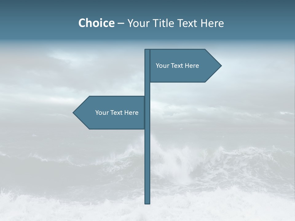 Copyspace Water Ocean PowerPoint Template