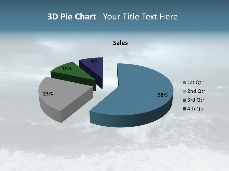 Copyspace Water Ocean PowerPoint Template