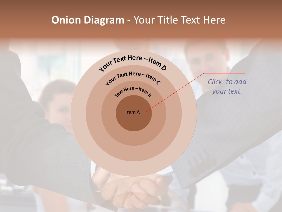 Young Handshake Businessman PowerPoint Template