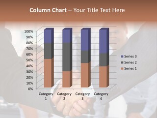 Young Handshake Businessman PowerPoint Template