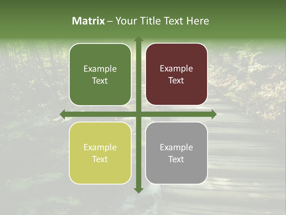 Fantasy Countryside Leaf PowerPoint Template