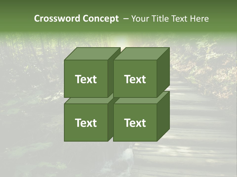Fantasy Countryside Leaf PowerPoint Template