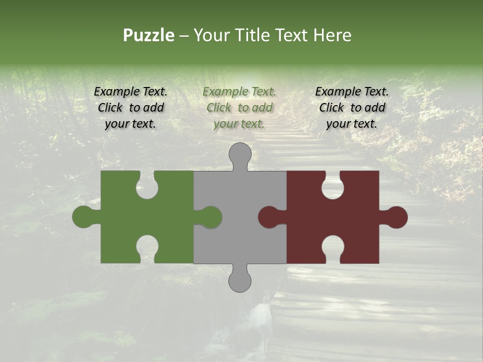 Fantasy Countryside Leaf PowerPoint Template