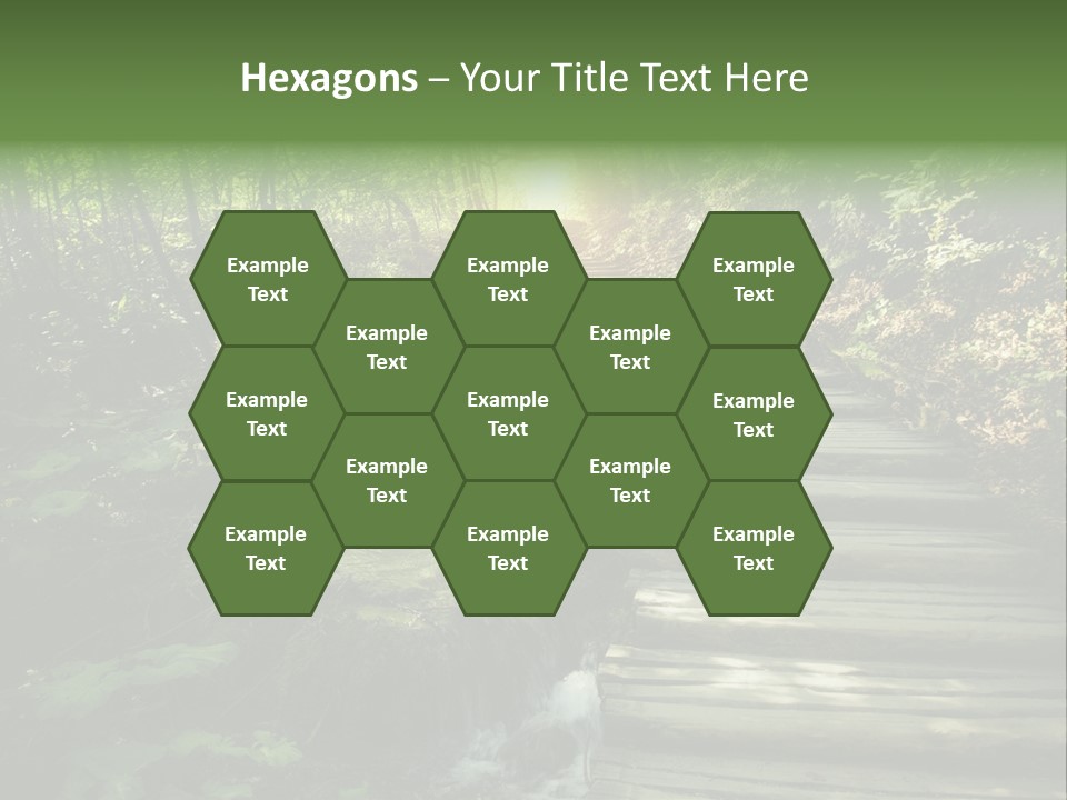 Fantasy Countryside Leaf PowerPoint Template