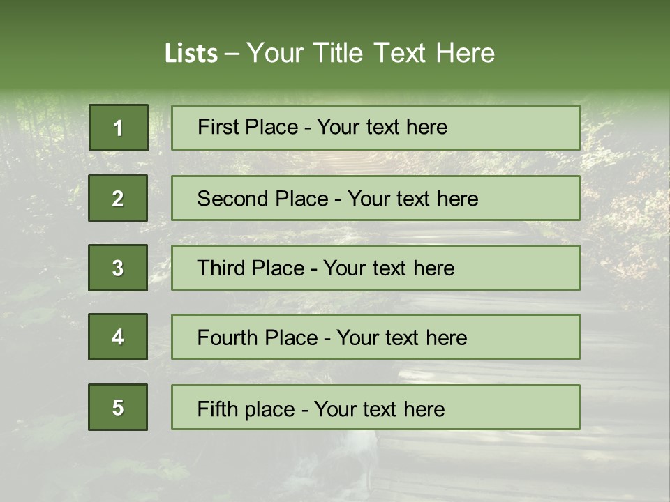 Fantasy Countryside Leaf PowerPoint Template