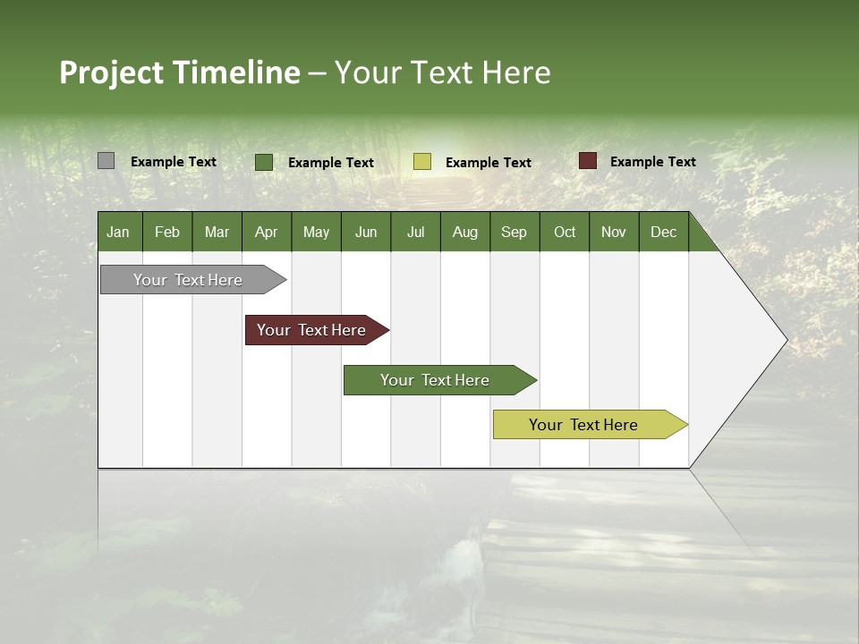 Fantasy Countryside Leaf PowerPoint Template