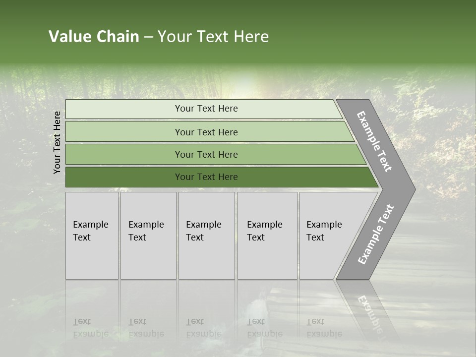 Fantasy Countryside Leaf PowerPoint Template