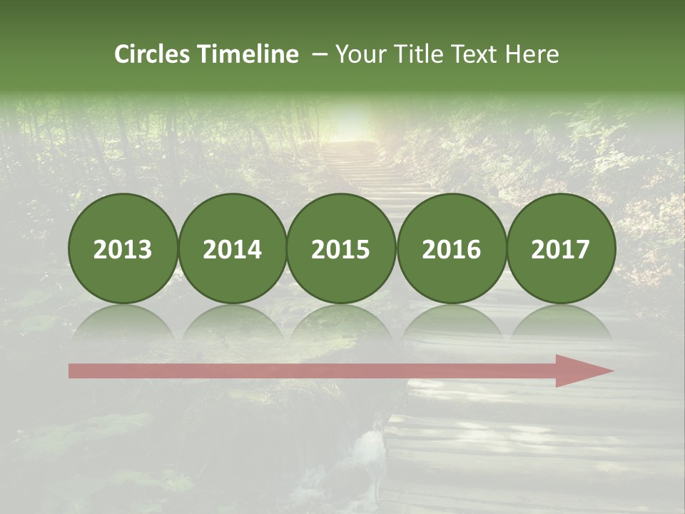 Fantasy Countryside Leaf PowerPoint Template