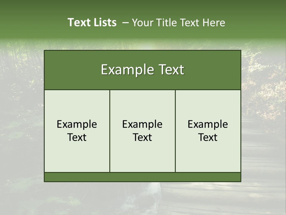 Fantasy Countryside Leaf PowerPoint Template