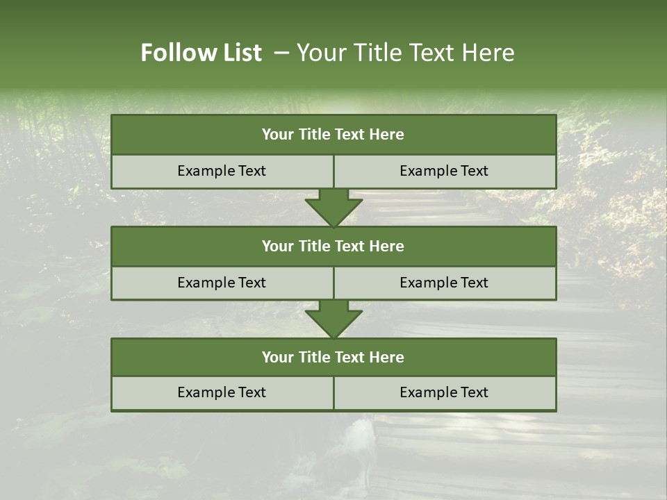 Fantasy Countryside Leaf PowerPoint Template
