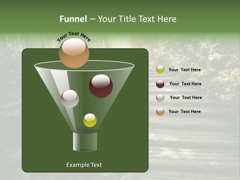 Fantasy Countryside Leaf PowerPoint Template