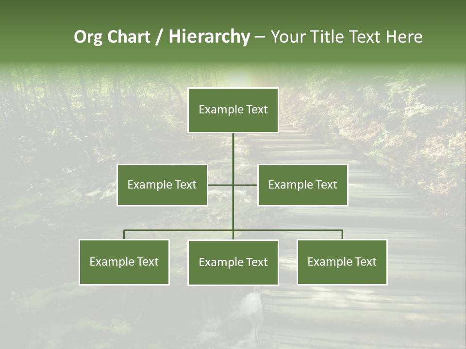 Fantasy Countryside Leaf PowerPoint Template