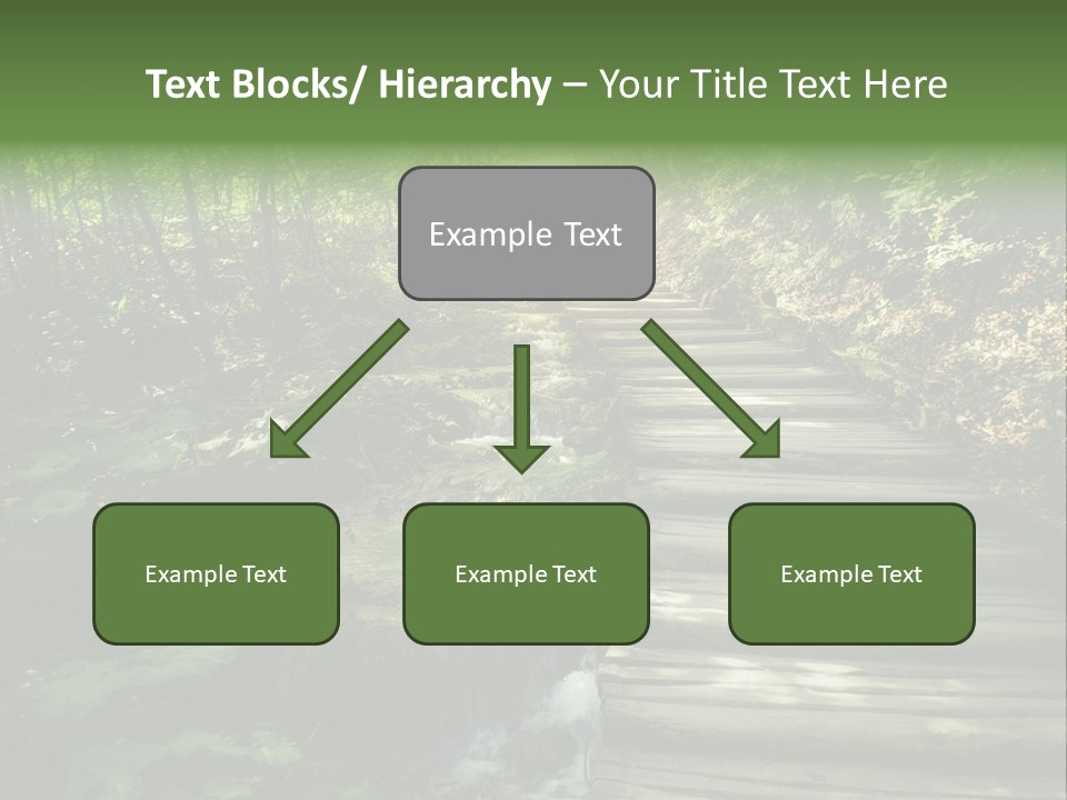 Fantasy Countryside Leaf PowerPoint Template