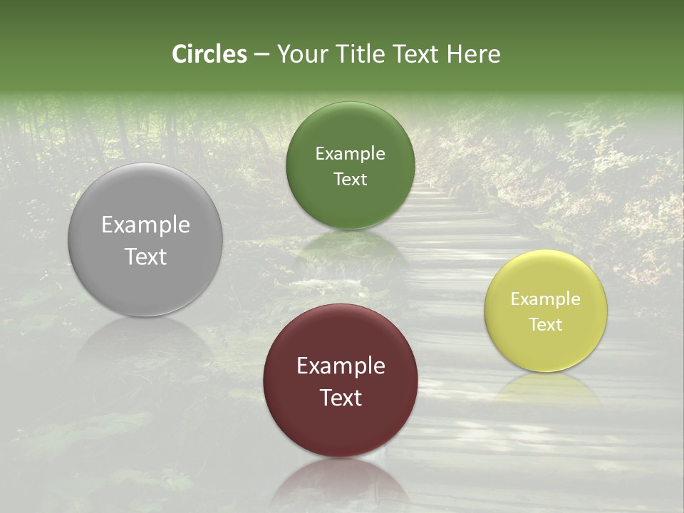 Fantasy Countryside Leaf PowerPoint Template