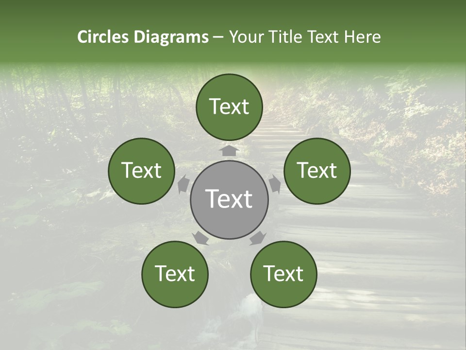 Fantasy Countryside Leaf PowerPoint Template