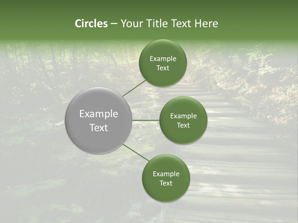 Fantasy Countryside Leaf PowerPoint Template