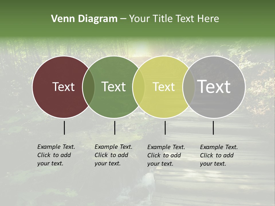 Fantasy Countryside Leaf PowerPoint Template