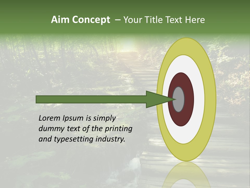 Fantasy Countryside Leaf PowerPoint Template