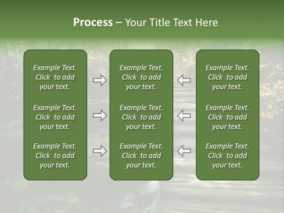 Fantasy Countryside Leaf PowerPoint Template