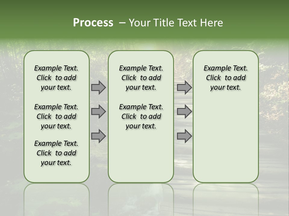 Fantasy Countryside Leaf PowerPoint Template