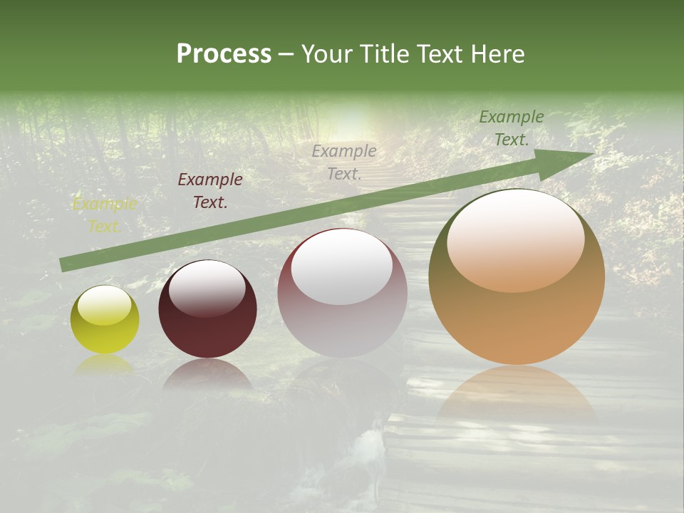 Fantasy Countryside Leaf PowerPoint Template