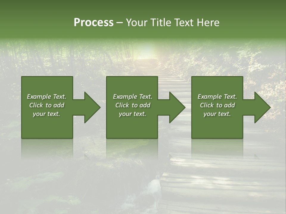 Fantasy Countryside Leaf PowerPoint Template