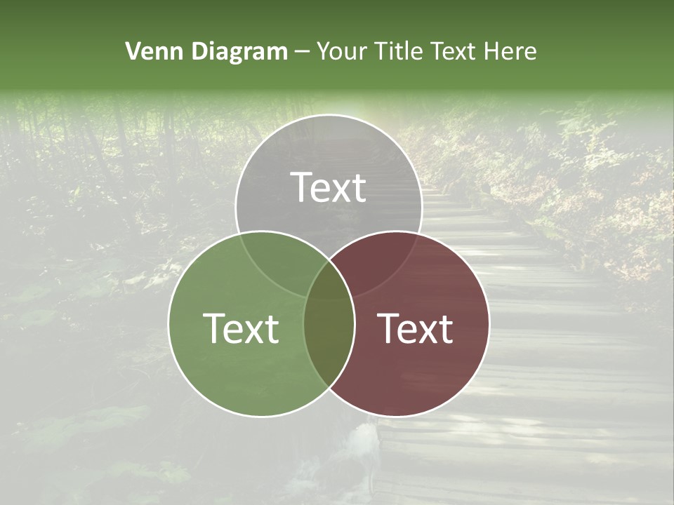 Fantasy Countryside Leaf PowerPoint Template