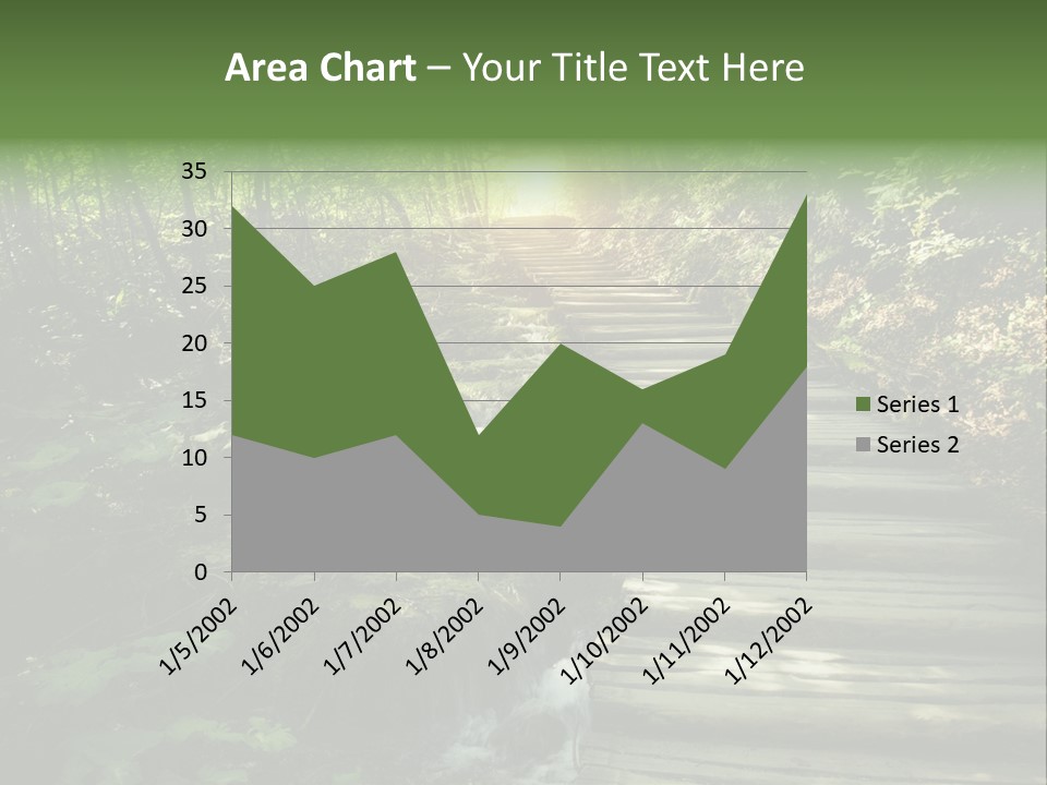 Fantasy Countryside Leaf PowerPoint Template