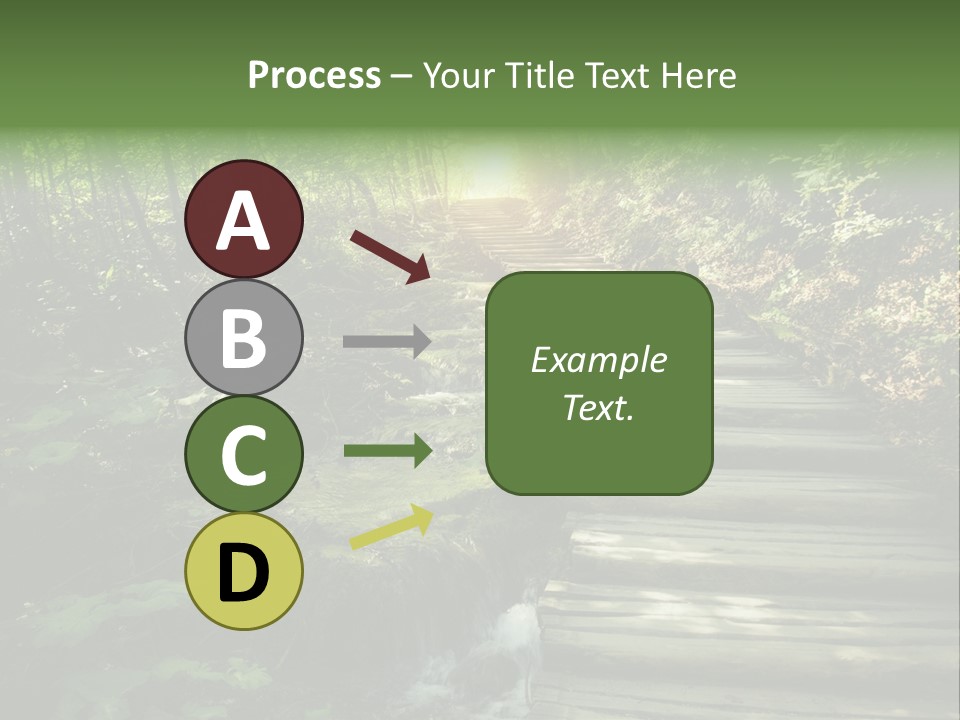 Fantasy Countryside Leaf PowerPoint Template
