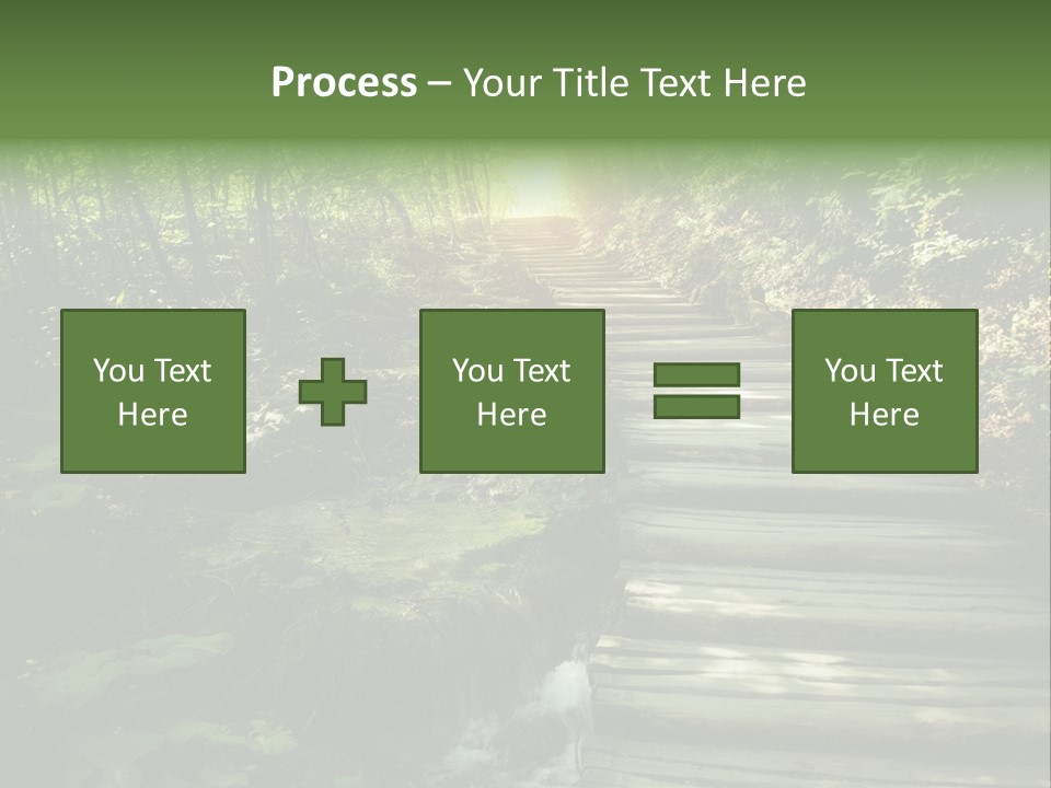 Fantasy Countryside Leaf PowerPoint Template